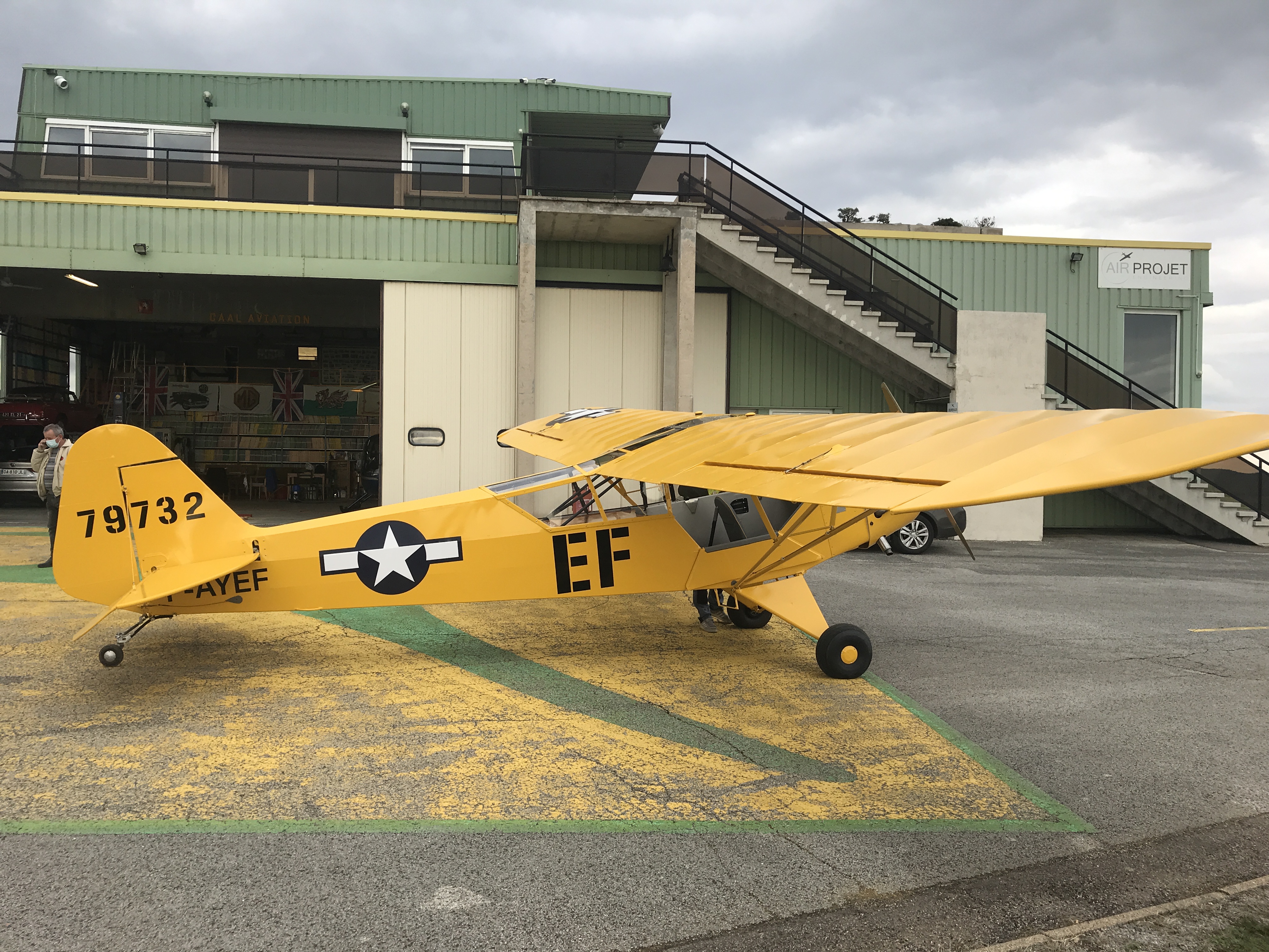 HISTORICAL PIPER CUB L-4H BUILT IN 1944